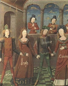 471px-BodleianDouce364Fol8rRomanRoseMirthGladnessLeadDance